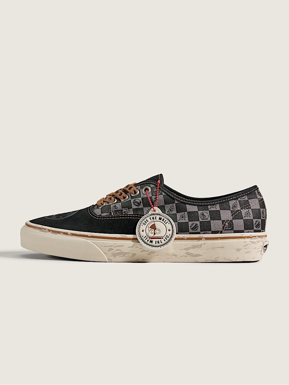 NWT Vans Authentic x Space Molly Limited Edition Black/Gray Check Canvas M5 W6.5 - Picture 5 of 16